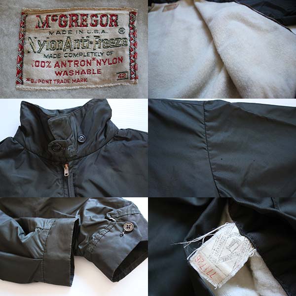 ブルックスブラザーズ1960s McGREGOR nylon anti-freeze jacket