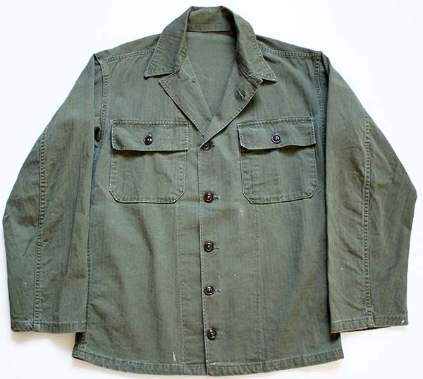 人気ブランドを M-47 ARMY HBTジャケット 「月桂樹ボタン、S 1940s U.S ...