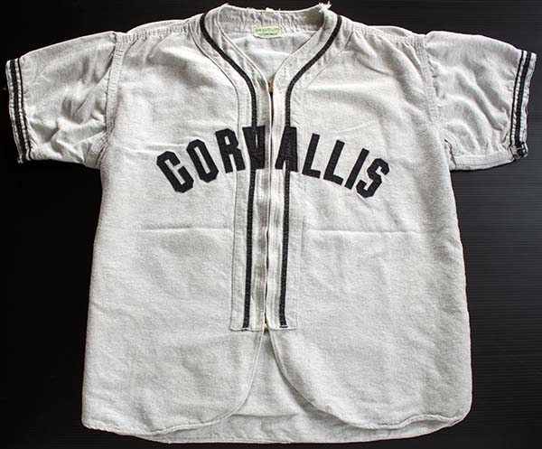 50s CORVALLIS ウール ベースボールシャツ グレー