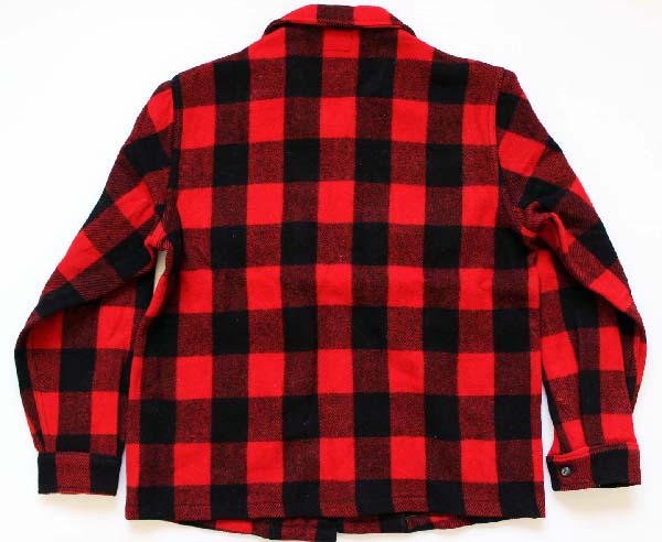 60s Chippewaチペワ バッファローチェック ウール シャツジャケット 赤 