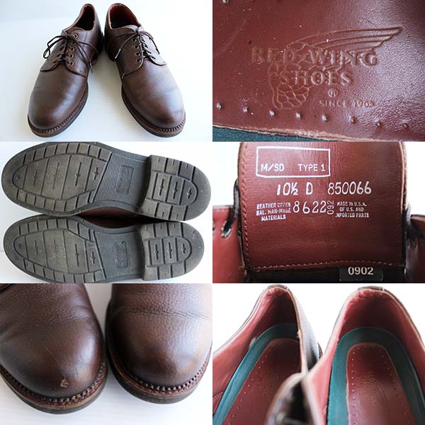 USA製 REDWINGレッドウイング コンフォートシューズ 焦げ茶 10.5 - Sixpacjoe Web Shop