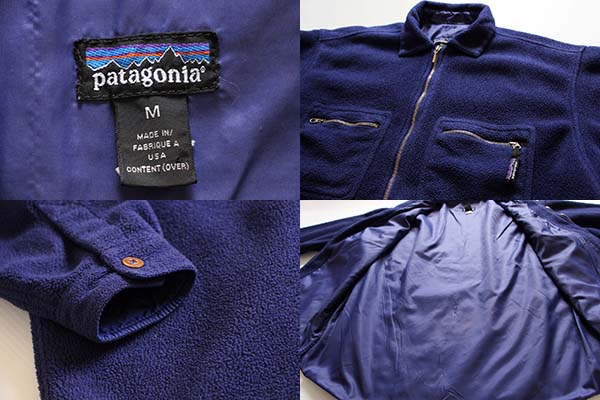 90s USA製 patagoniaパタゴニア シンチラ オーバーシャツ フリース 