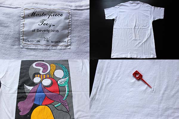 ピカソ picasso Tシャツ art アートT 80s 90s - トップス