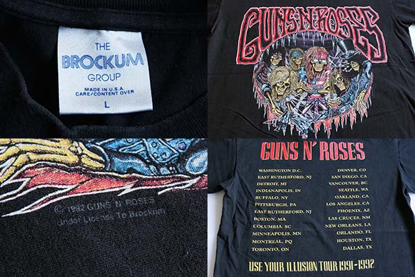 古着Guns N' Roses ツアーTシャツ 90's