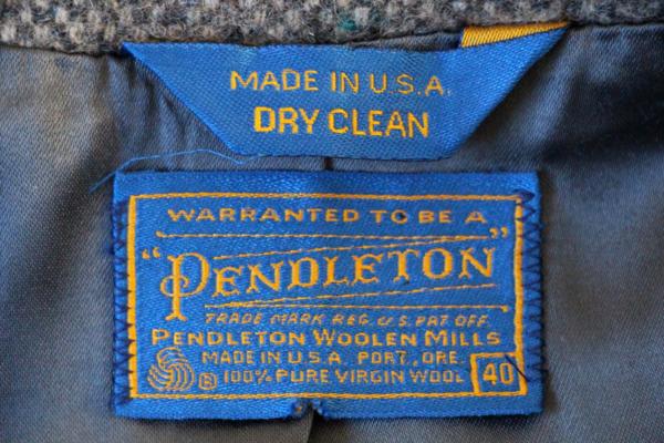 PENDLETON ペンドルトン 80s ウールコート MADE IN USA | labiela.com