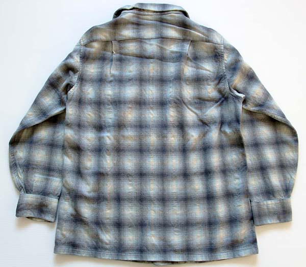 50s ペンドルトン ウールシャツ USA製 M オープンカラー/ボックス