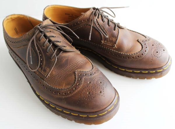 ドクターマーチン　イングランド製　ウイングチップ靴