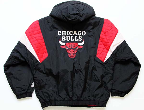 スターター NBAシカゴブルズ Chicago Bulls 中綿入りジャケット-