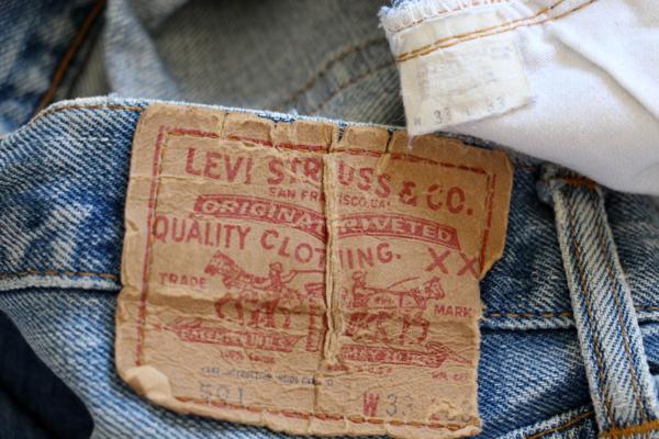 70s USA製 Levi'sリーバイス 501 シングル 66前期 デニムパンツ ボロ