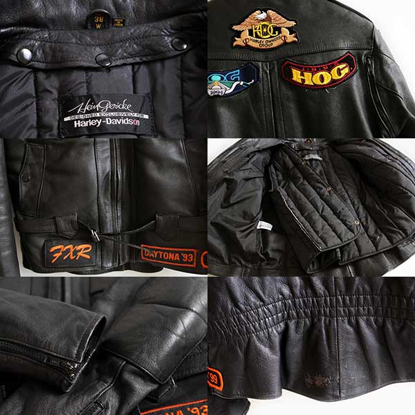90s Harley-Davidsonハーレー ダビッドソン ピンズ&パッチ&ライナー ...