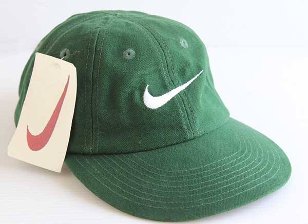 90sデッドストック Nikeナイキ ロゴ刺繍 コットンキャップ 緑 Sixpacjoe Web Shop