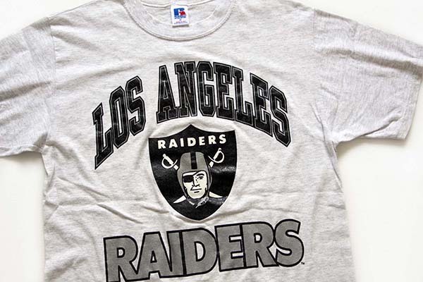 90s USA製 RUSSELLラッセル NFL LOS ANGELES RAIDERSレイダース