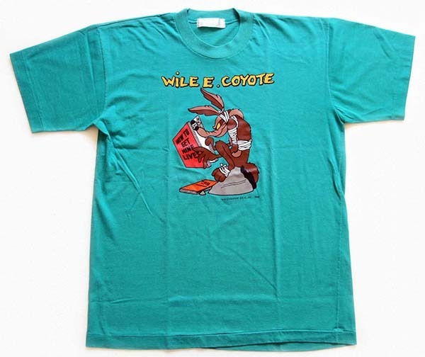 wile E.coyote【ワイリー コヨーテ】90s USアニメ Tシャツ用