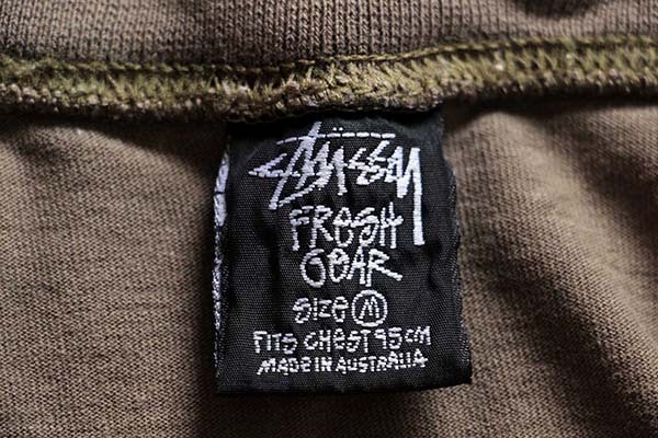 old stussy 90s 黒タグ made in usa-