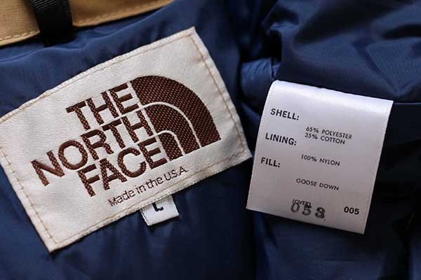THE NORTH FACE 茶タグ　アメリカ製