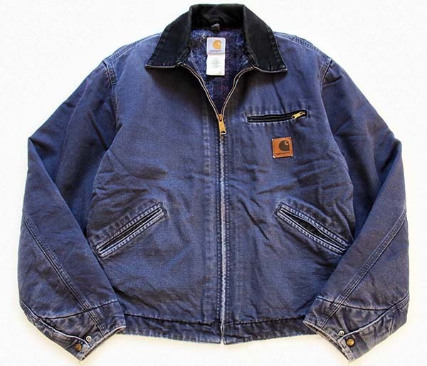 80~90's Carhartt カーハート デトロイトジャケット ダック地 ブランケットライナー ネイビー Size 不明(L相当)