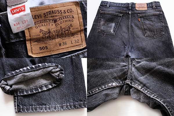 Levi´s 505 MADE IN USA W36 L32 先染め-