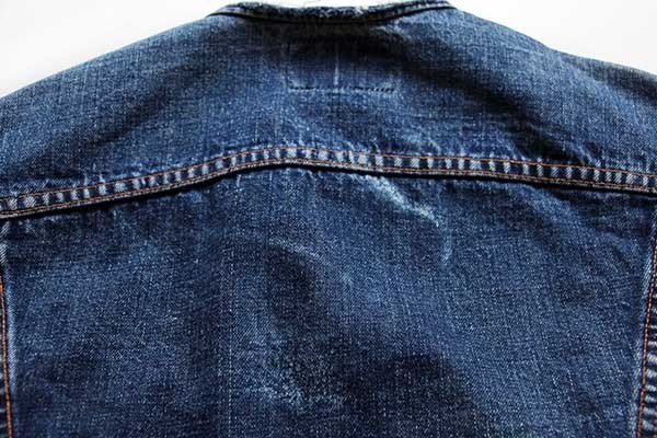 60s LEVI'Sリーバイス 70505 BIGE ノーカラー デニムジャケット