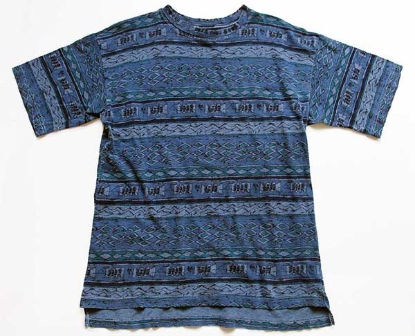 90s USA製 GRAMICCIグラミチ 総柄 コットンTシャツ M - Sixpacjoe Web Shop