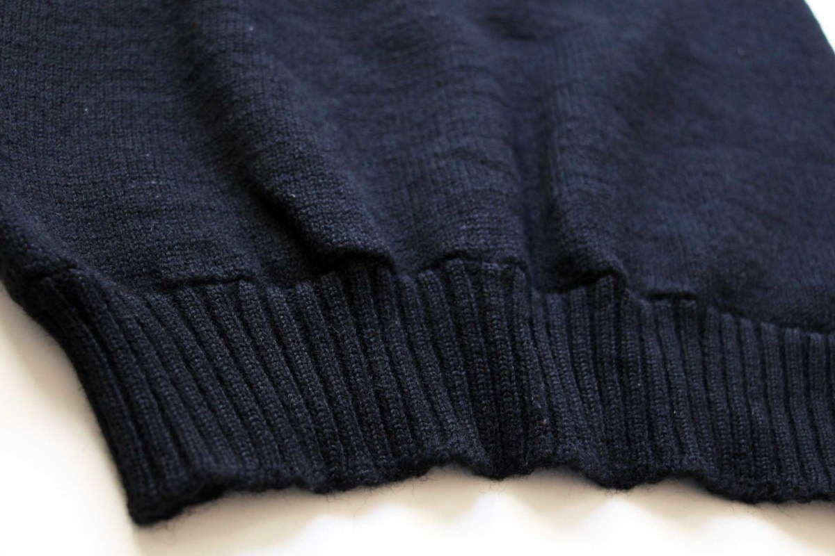 XLサイズ 97年USN ゴブセーター 黒 ウール100% 毛玉有り U S NAVY 