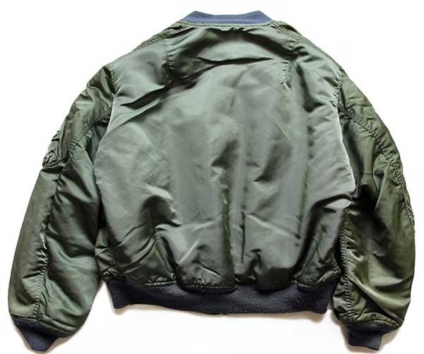 90s WINFIELD INTERNATIONAL MA-1 フライトジャケット グリーン L 