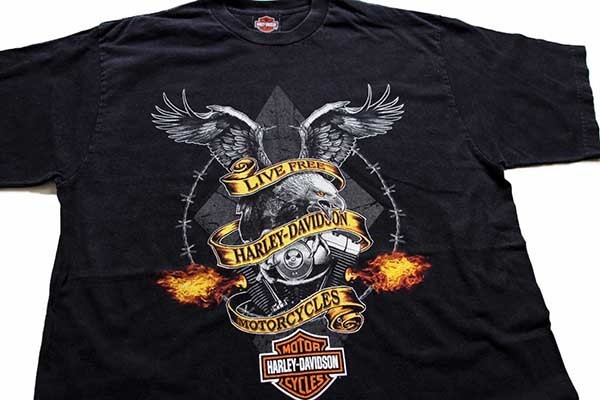 《希少》US製00s Harley-DavidsonハーレーダビッドソンTシャツ