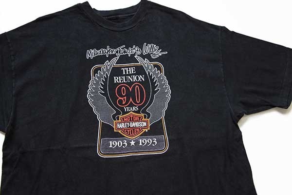 HARLEY DAVIDSON 90s   黒 Tシャツ