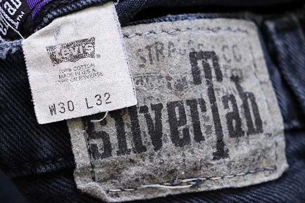 90s USA製 Levi'sリーバイス silverTabシルバータブ BAGGY カラー ...