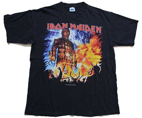 00s IRON MAIDEN BRAVE NEW WORLD TOUR 両面プリント コットン バンドT
