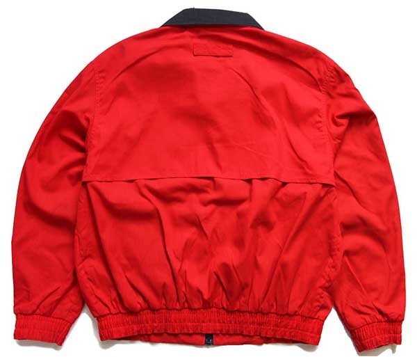 【ヴィンテージ】USA製真っ赤なジャケット　刺繍　アメカジusedAS111