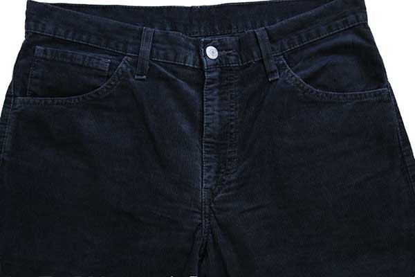 00s ルーマニア製 Levi'sリーバイス 507 コーデュロイパンツ 黒 w32