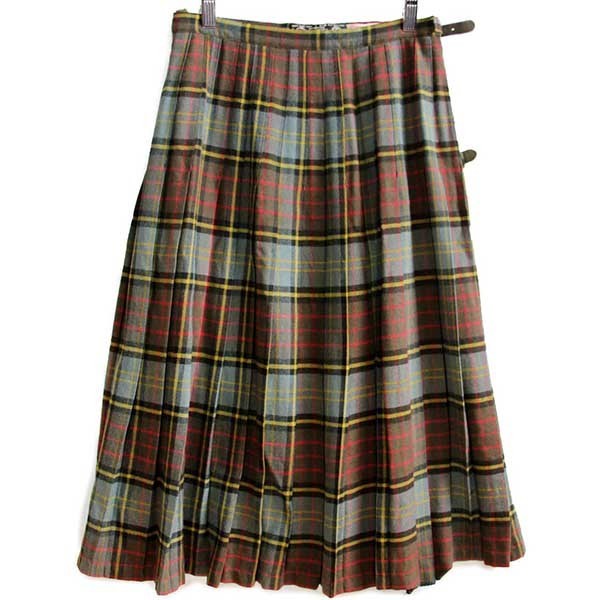 1940's ビンテージ ウール チェック スカート