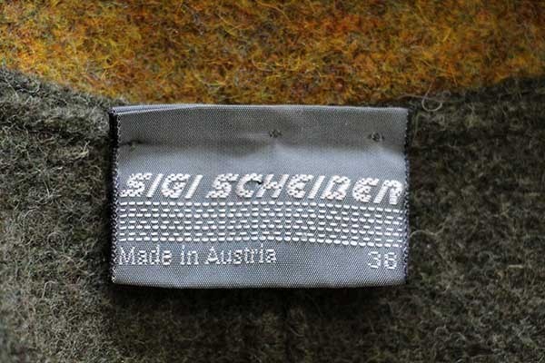 オーストリア製 SIGI SCHEIBER スタンドカラー チロリアン ボイルド