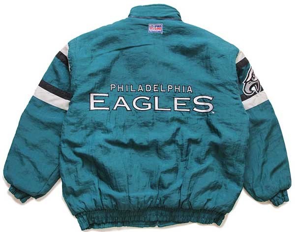 90s LOGO ATHLETIC NFL PHILADELPHIA EAGLES 刺繍 キルティング