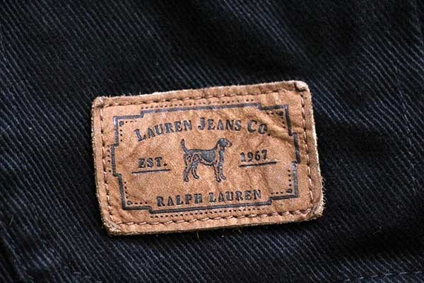 LAUREN JEANS ラルフローレン タータンチェックライナー ブラック