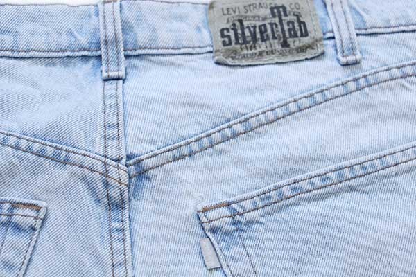 90s USA製 Levi'sリーバイス silverTabシルバータブ LooSe ワンタック