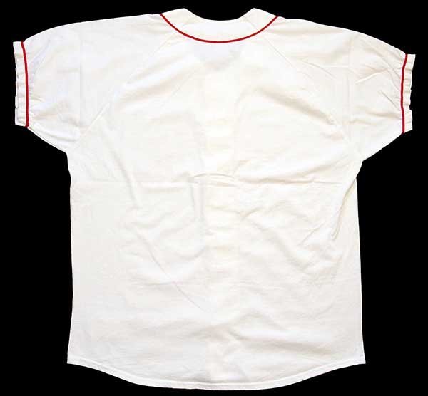 90s USA製 RUSSELLラッセル MLB TEXAS RANGERS ベースボールシャツ 白 ...