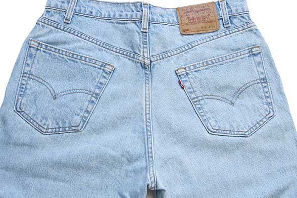 90s USA製 Levi'sリーバイス 550 デニムパンツ アイスブルー w36 L30