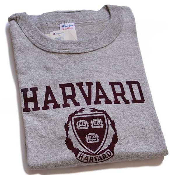 日本最大の Tシャツ ベースボール L 染み込み HARVARD Champion 80s 綿 