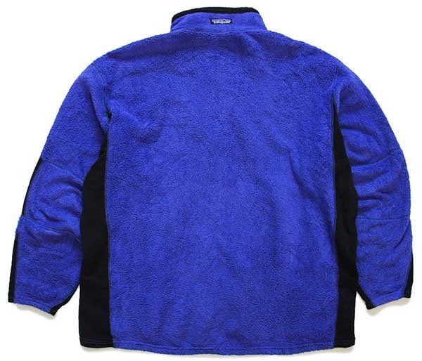 00s USA製 patagoniaパタゴニア R2 POLARTEC フリースジャケット 青紫 ...