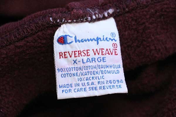 USA製 90‘s champion reverse weave パーカー