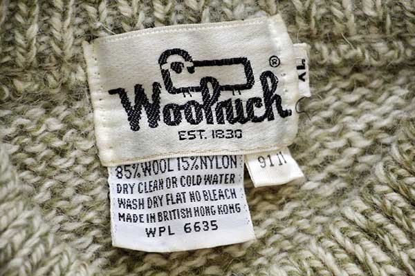 70s Woolrichウールリッチ ウールニット セーター ミックス