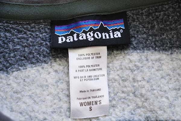 patagoniaパタゴニア ベターセーター マースピアル 太ボーダー ハーフ