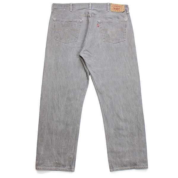 メキシコ製 Levi'sリーバイス 501 先染め グレー デニムパンツ w42 L32