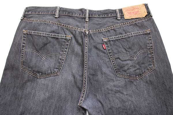 メキシコ製 Levi'sリーバイス 501 先染め ブラック デニムパンツ w42