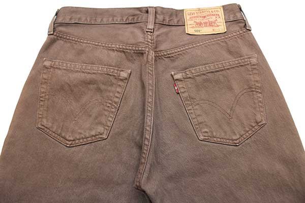 00s トルコ製 Levi'sリーバイス 501 カラーデニムパンツ 後染め