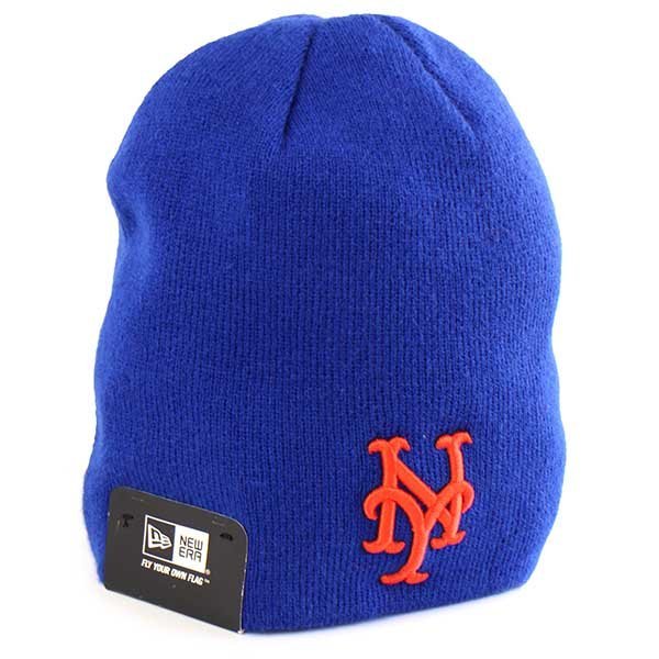 未使用☆NEW ERA MLB NY Mets ニューヨークメッツ ロゴ刺繍 アクリル 