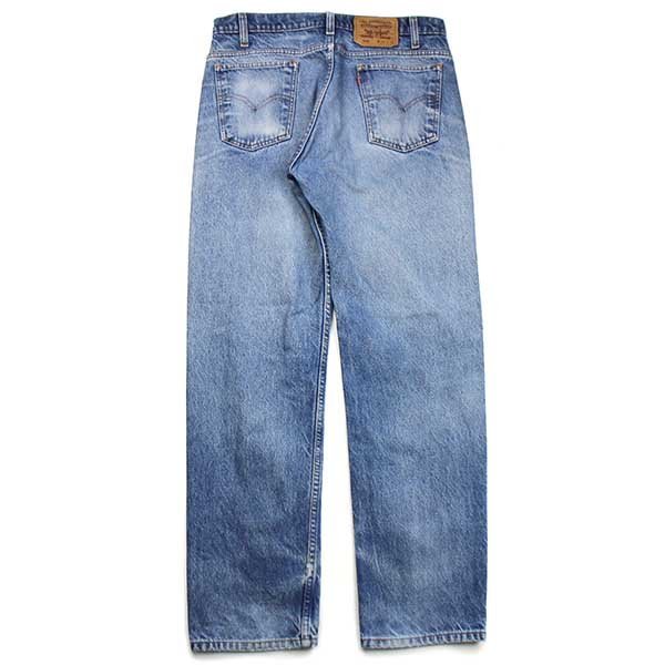 90s メキシコ製 Levi'sリーバイス 505 ダメージ デニムパンツ ヒゲ w34