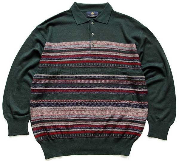 MISSONI ◆ニット セーター 丸襟 ◆イタリア製身幅約61cm
