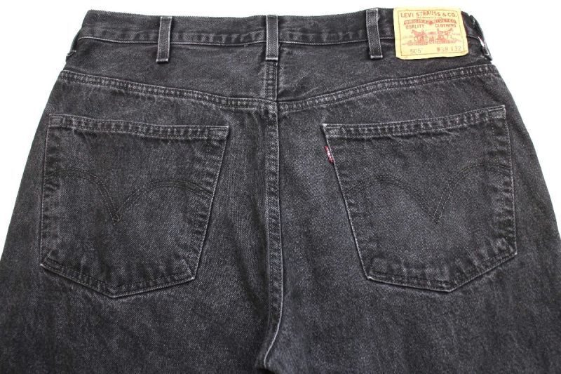 00s Levi'sリーバイス 505 ブラック デニムパンツ w38 L32☆SDP2217